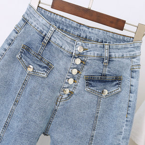 2019 Spring Summer Harem Denim Pants Fashion Women High Waist Female Spring Mom Jeans Pantalones Mujer Plus Size 5XL