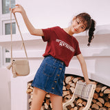 Denim Skirt High Waist A-line Mini Skirts Women 2019 Summer New Arrivals Single Button Pockets Blue Jean Skirt Style Saia Jeans