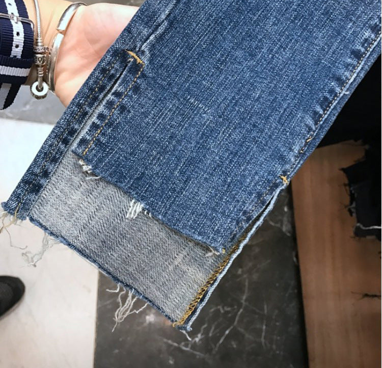 High Waist Boyfriend Jeans Women Fashion Jeans Ladies Denim Ankle Length Harem Pants Casual Forking Jeans Plus Size