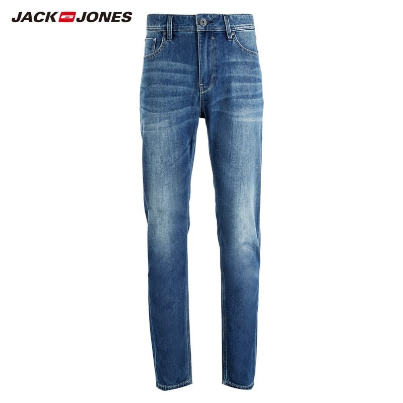 JackJones 2019 New Men's Stretch Jeans men Elastic Cotton Pants Loose Fit Denim Trousers Men's Brand Fashion Wear 219132584