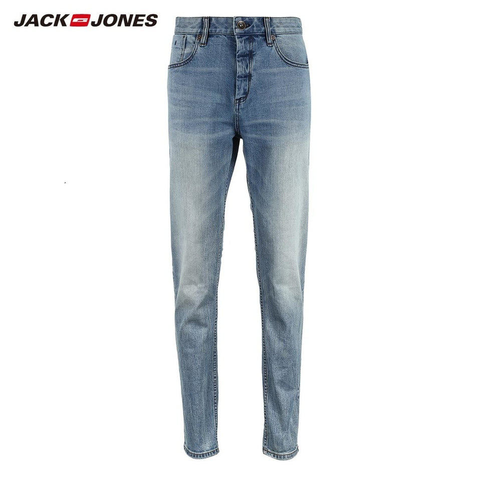JackJones 2019 New Men's Stretch Jeans men Elastic Cotton Pants Loose Fit Denim Trousers Men's Brand Fashion Wear 219132584