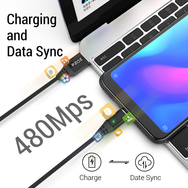 Magnetic Cable Micro Iphone Samsung Xiaomi