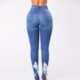 Women Summer Pants 2019 new Stretch Jeans women Fashion jeans denim sexy woman Denim Pencil Pants outdoor jeans Y521